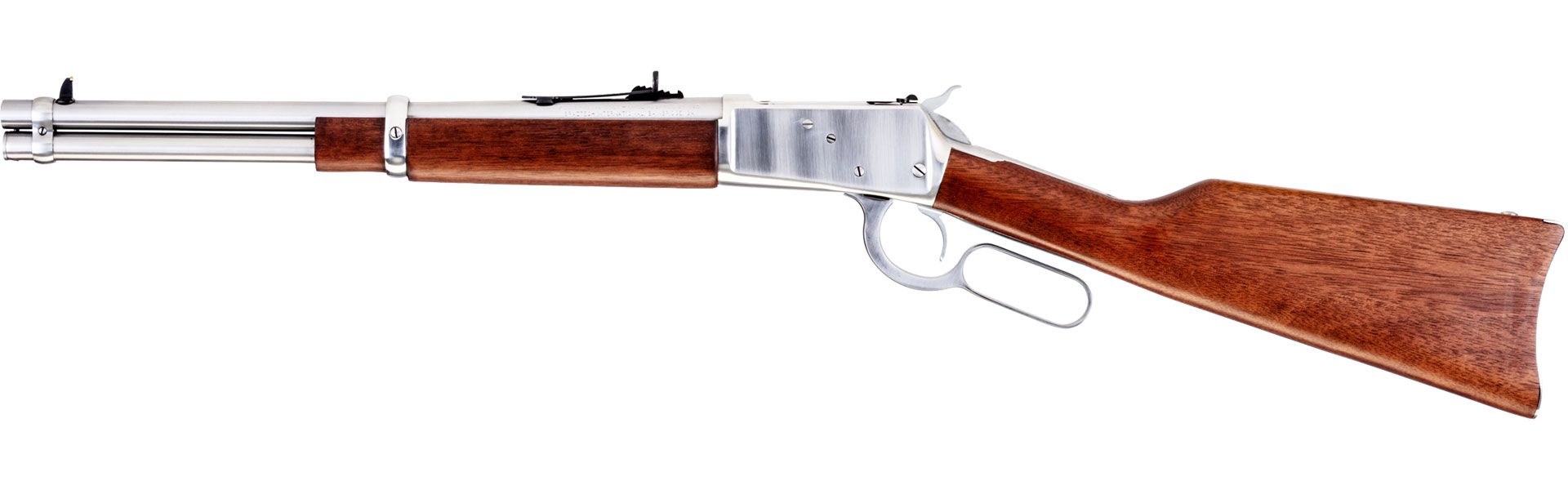 R92 Brazilian Hardwood, .45 COLT, Polished Stainless, 16 In.