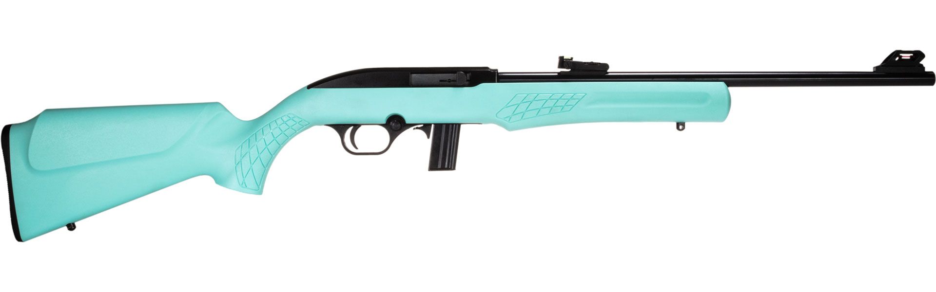 RS22 - Teal & Black .22LR Rifle, 18